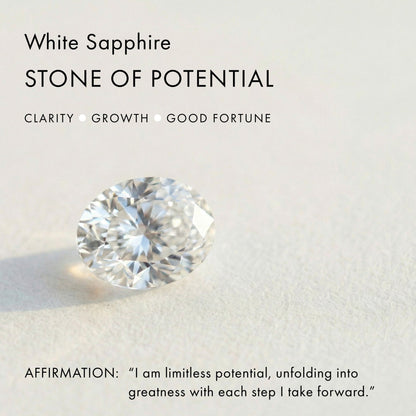 White Sapphire - Stone of Potential