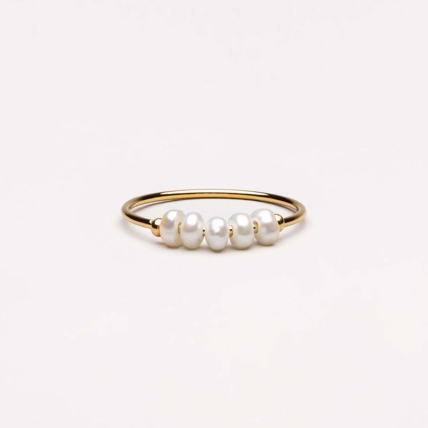 Mini Pearls Ring - gold