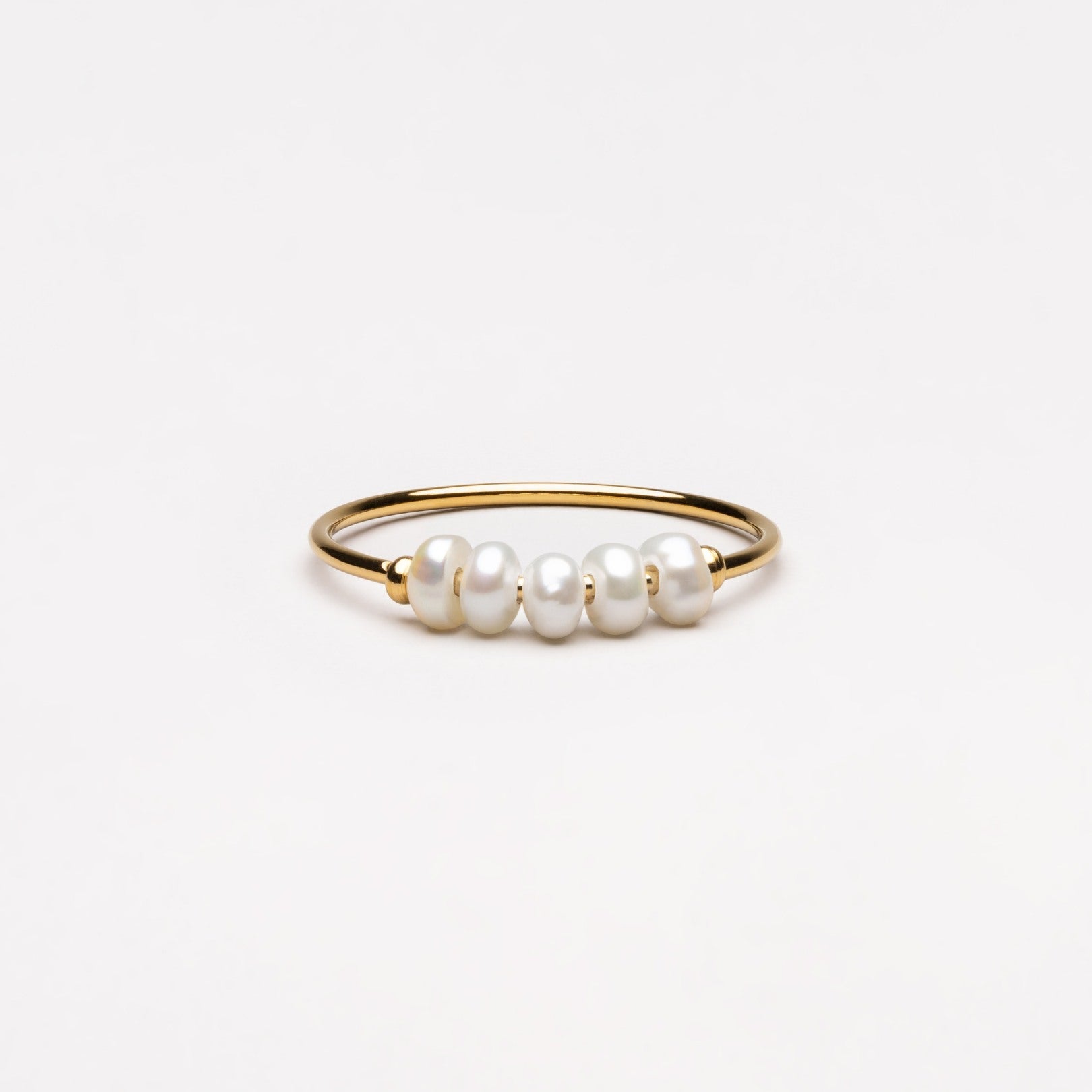 Mini Pearls Ring - gold