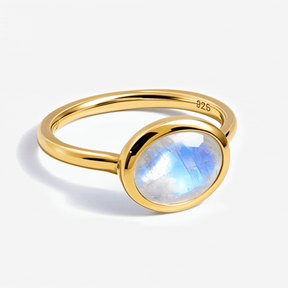 Moonstone Ring - Skin-Touch - YG animated