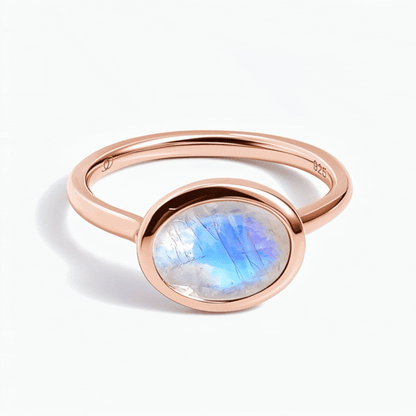 Moonstone Skin-Touch & Waves Rings - RG animated