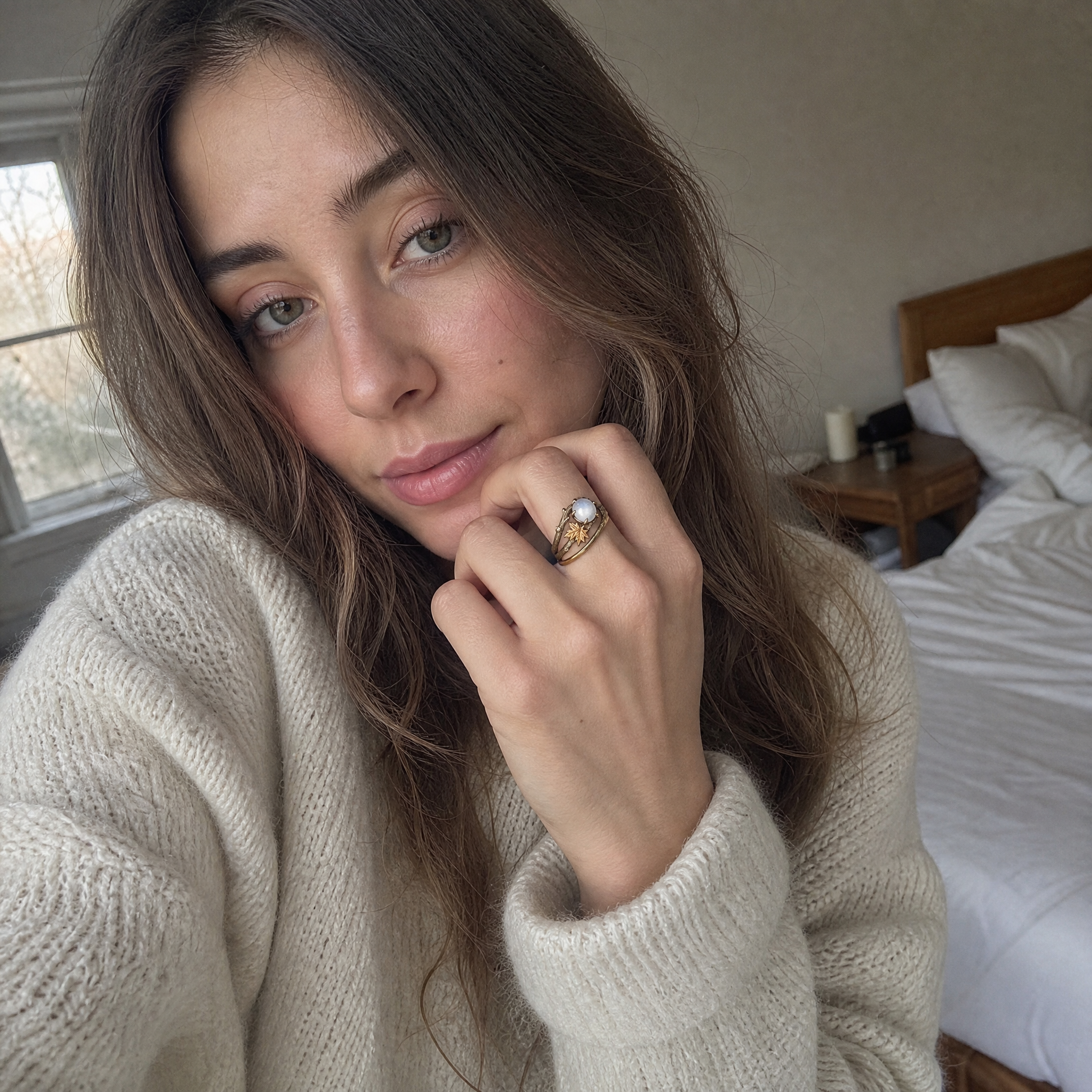 Elegant Moonstone Ring