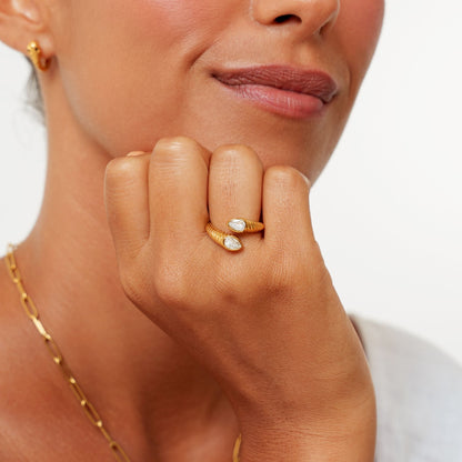 Naya Ring - on hand model