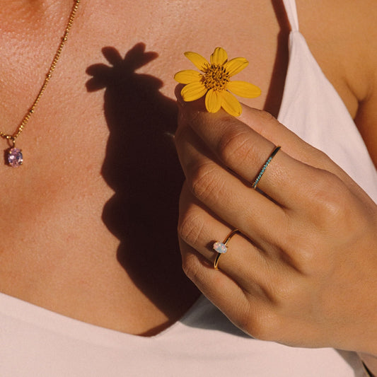 Oval Opal Ring - opal-ring-stone