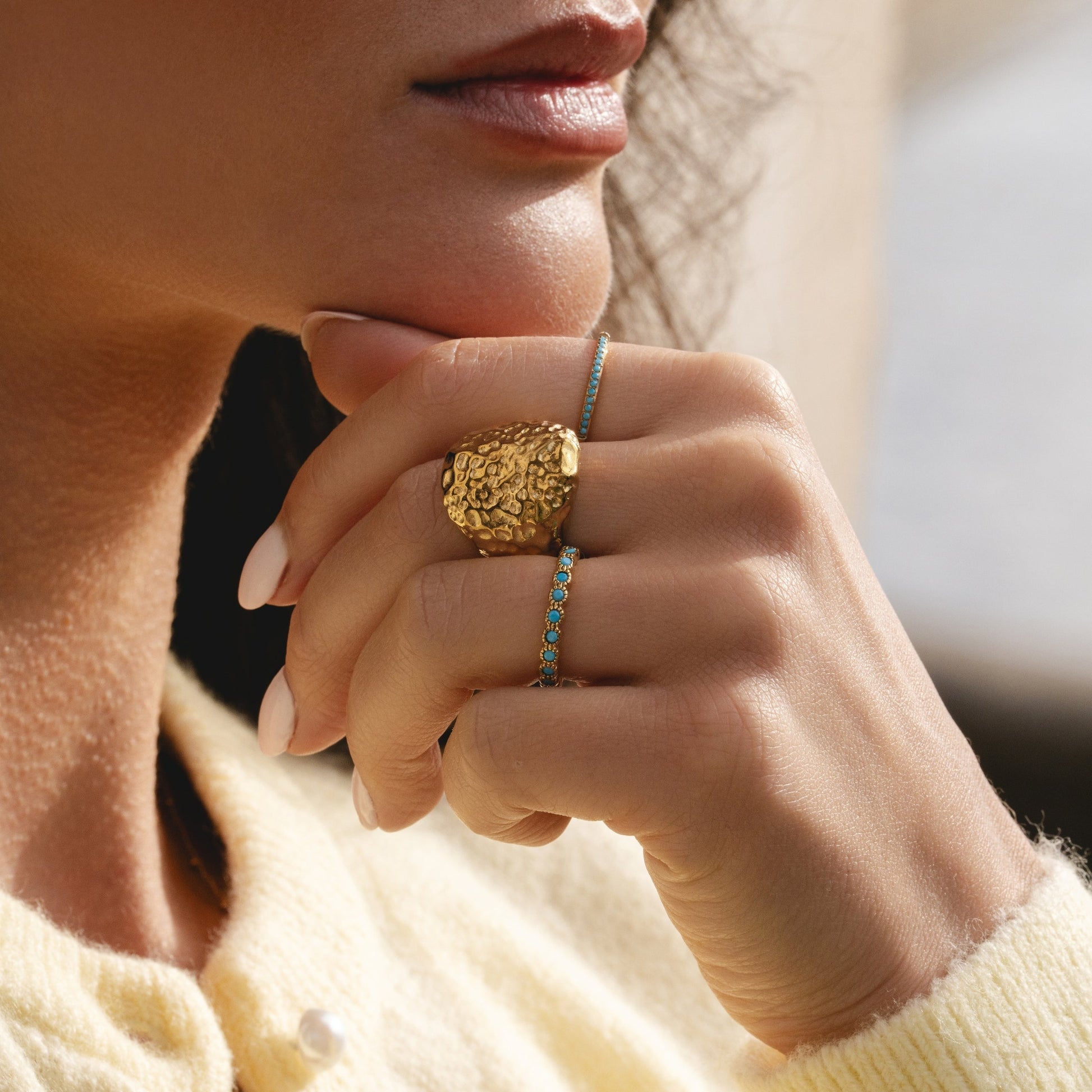 Molten Ring - organic-shape-ring