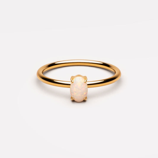 Oval Opal Ring - oval-opal-band