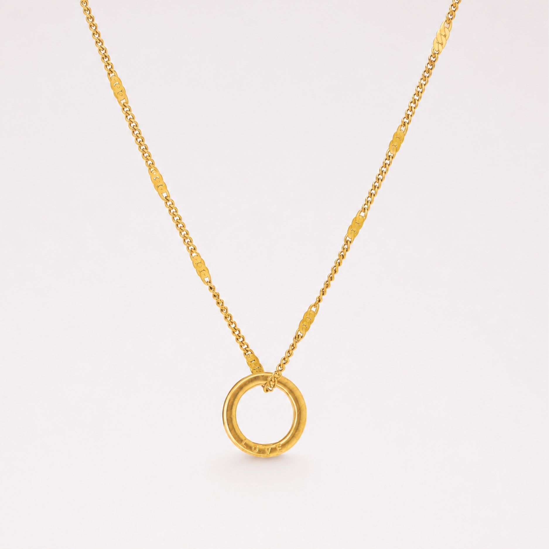Engravable Ring Necklace - personalized-ring-necklace