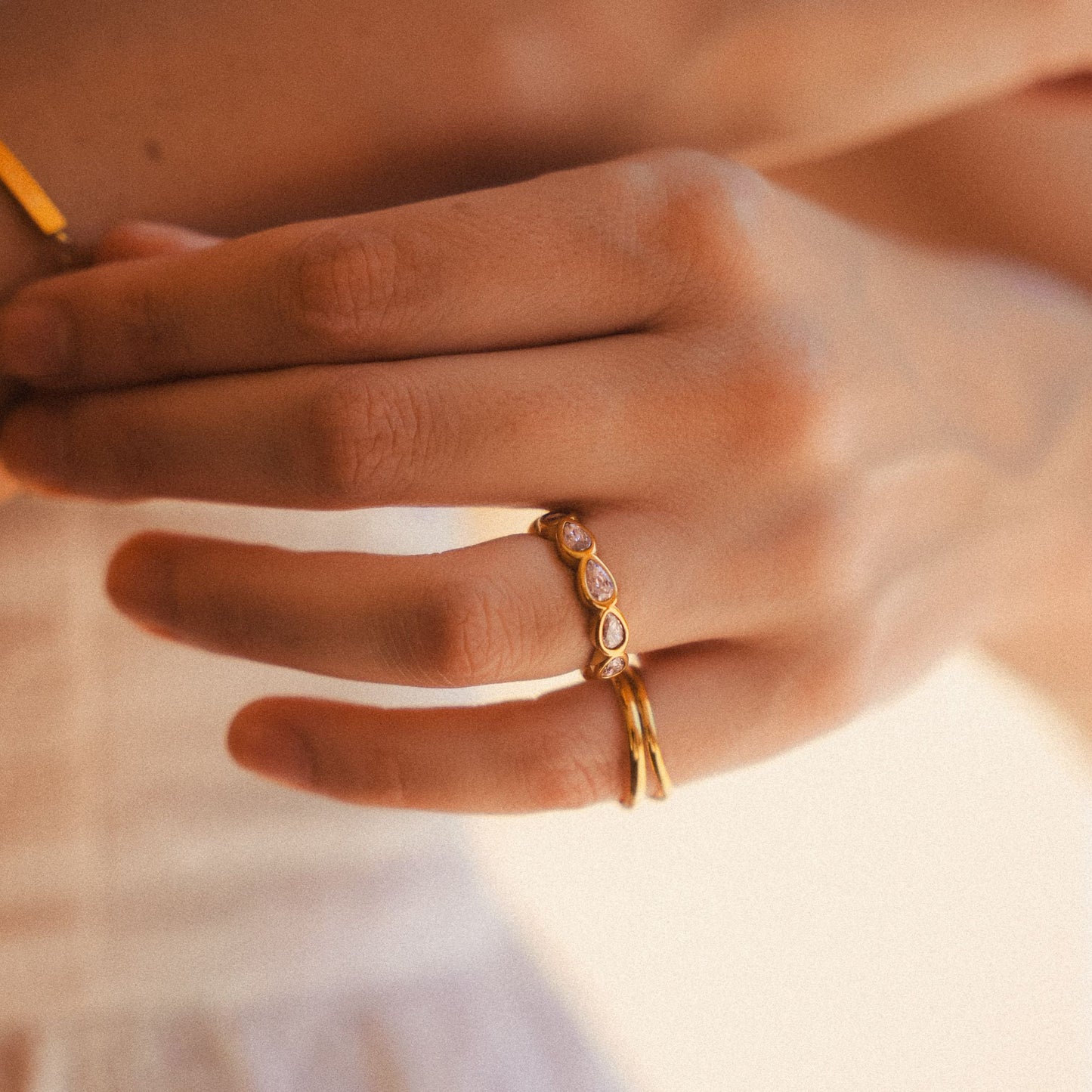 Peony Ring - pink-stones-ring
