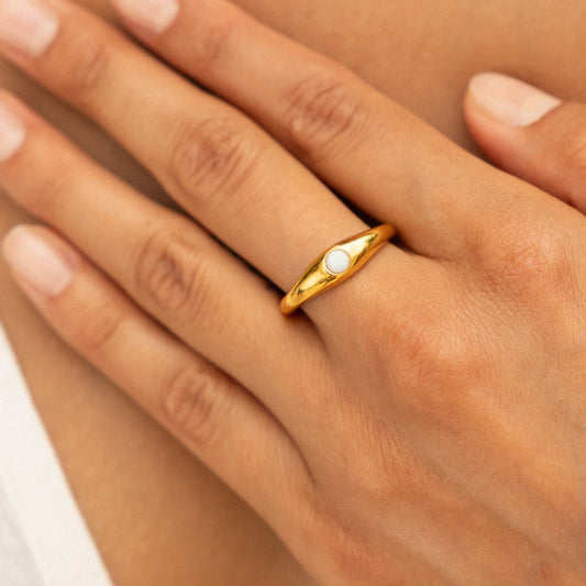 Opal Ring - polished-opal-ring