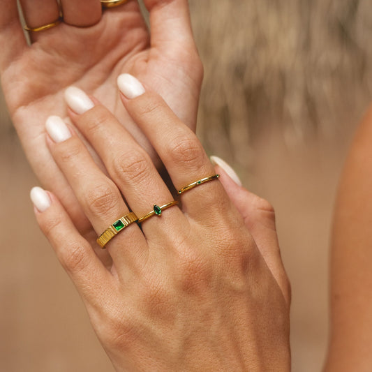 Chunky Emerald Ring - quality-emerald-ring