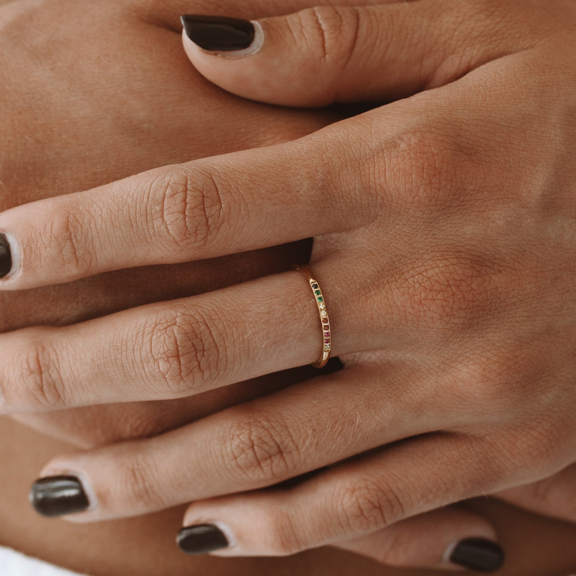 Golden Hour Ring - rainbow-gold-ring