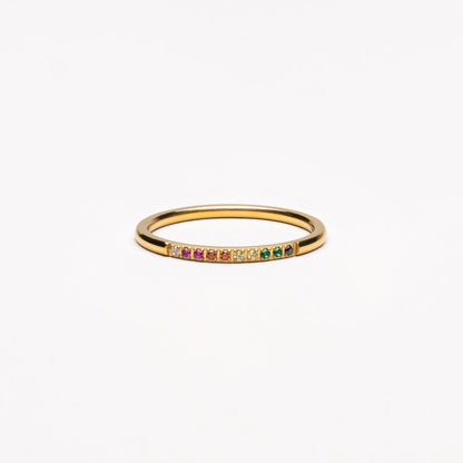 Golden Hour Ring - rainbow-ring gold
