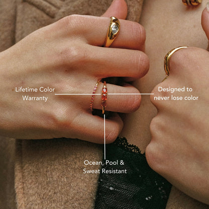 Raspberry Ring - raspberry-gold-ring