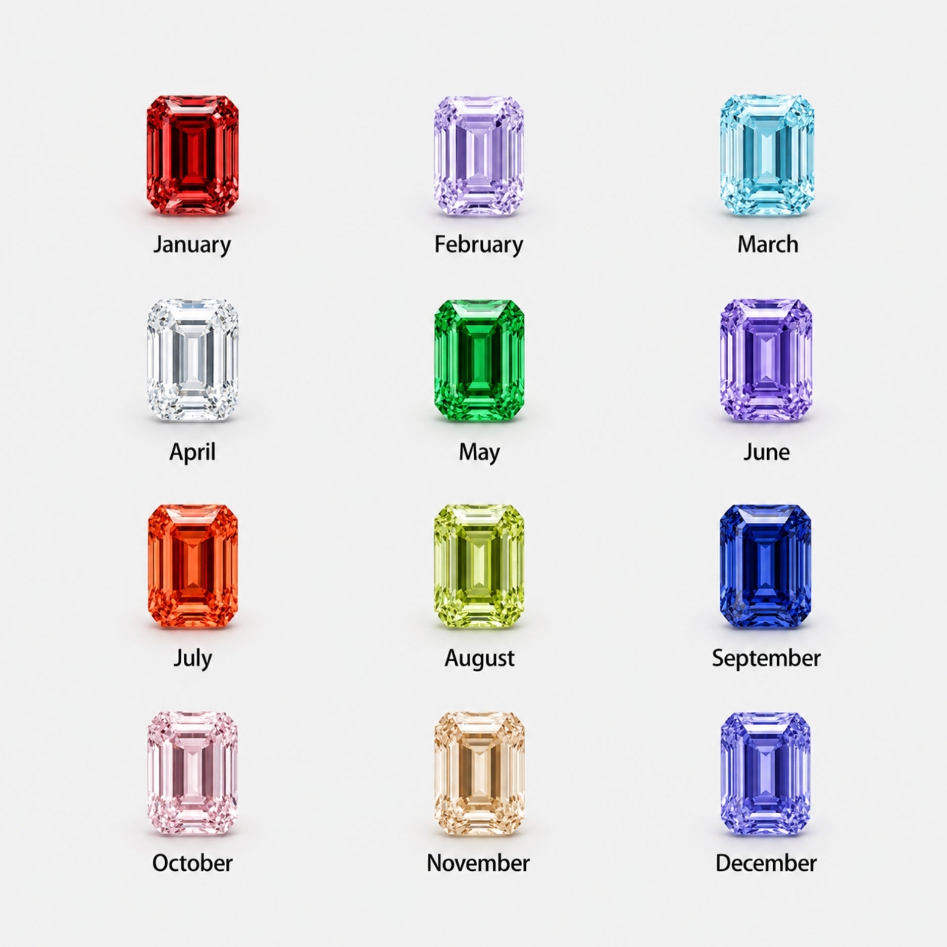 Toi et Moi Birthstone Ring - rectangle-birthstone-ring