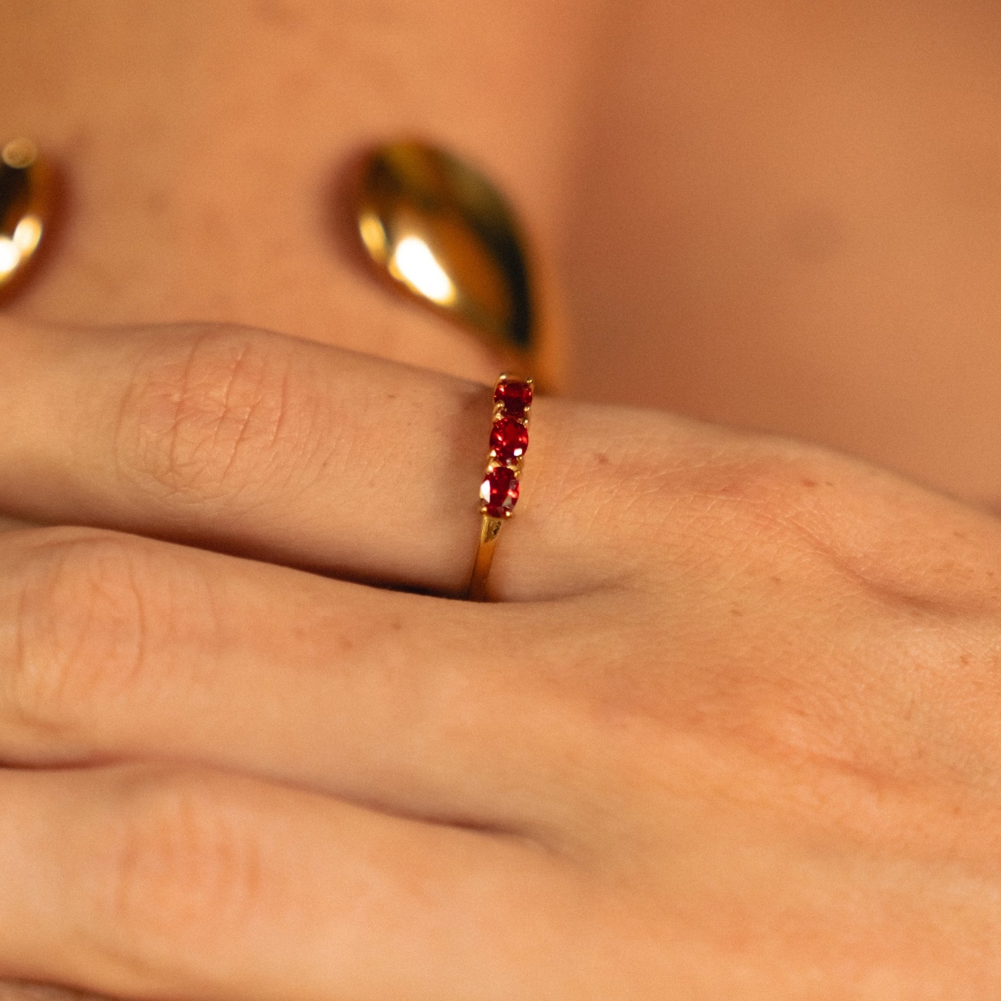 Raspberry Ring - red-gem-ring