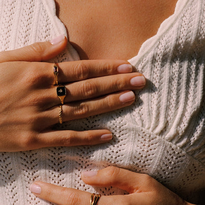 Sundrop Ring - red-sparkle-ring