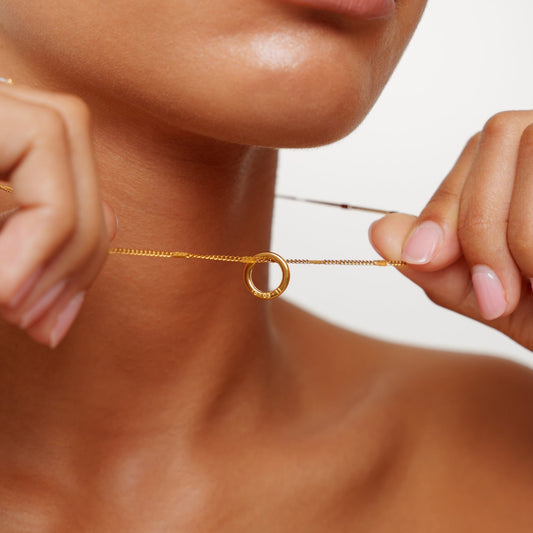 Engravable Ring Necklace - ring-necklace