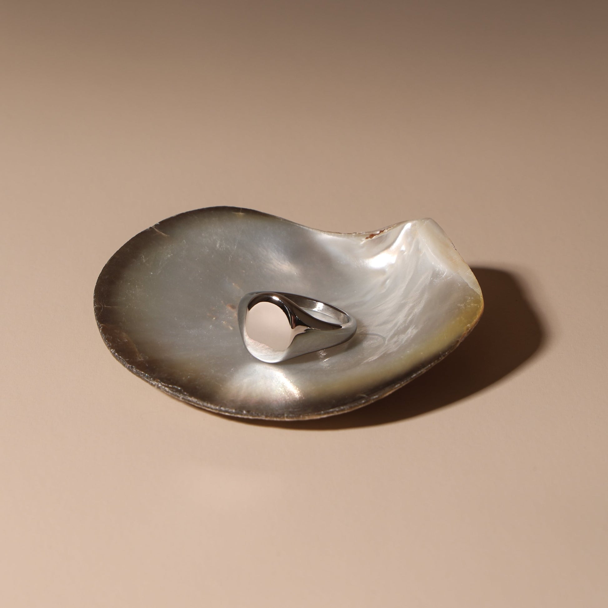 Oval Signet Ring - signet-ring-silver