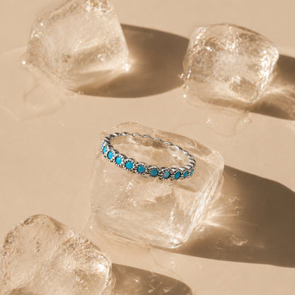 Azure Ring - silver on ice
