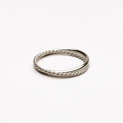 Harmony Double Ring - silver-double-ring