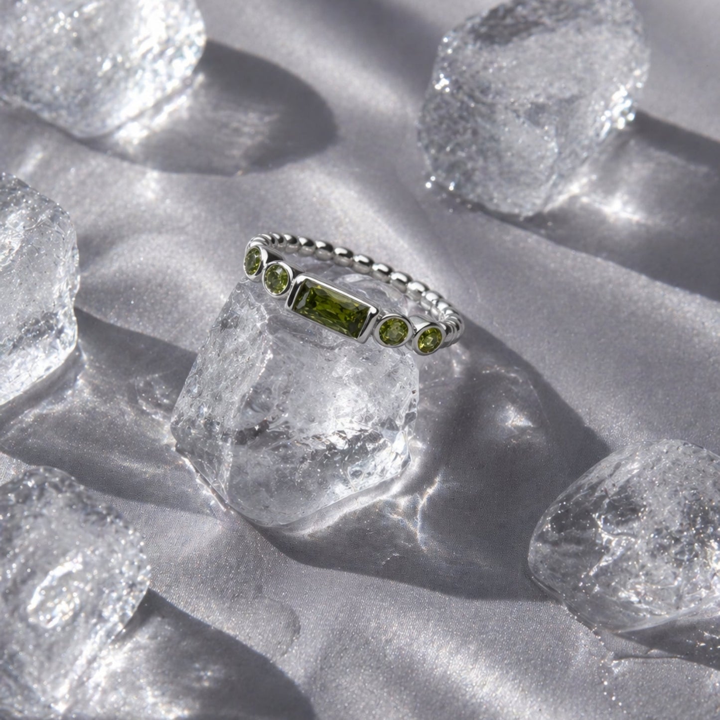 Green Muse Ring - silver-muse-ring