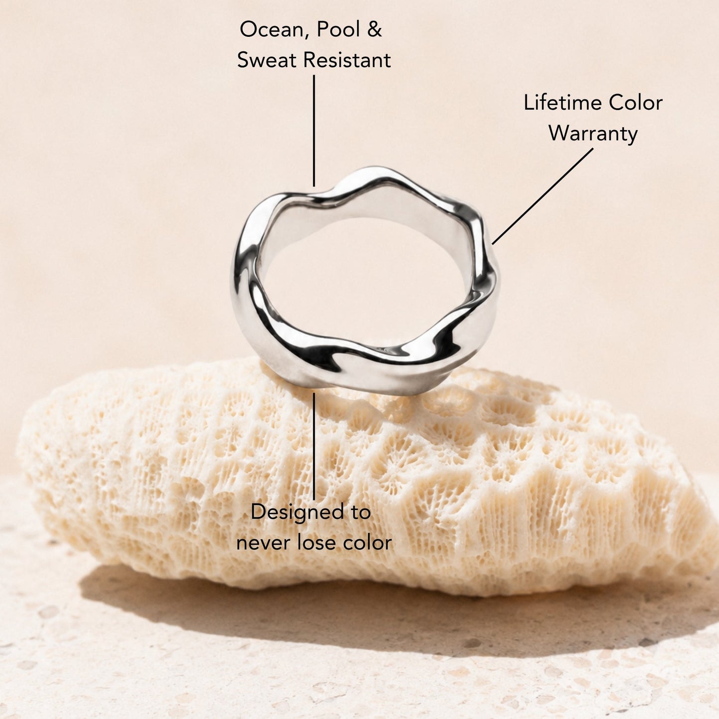 Dune Ring - silver-sand-ring