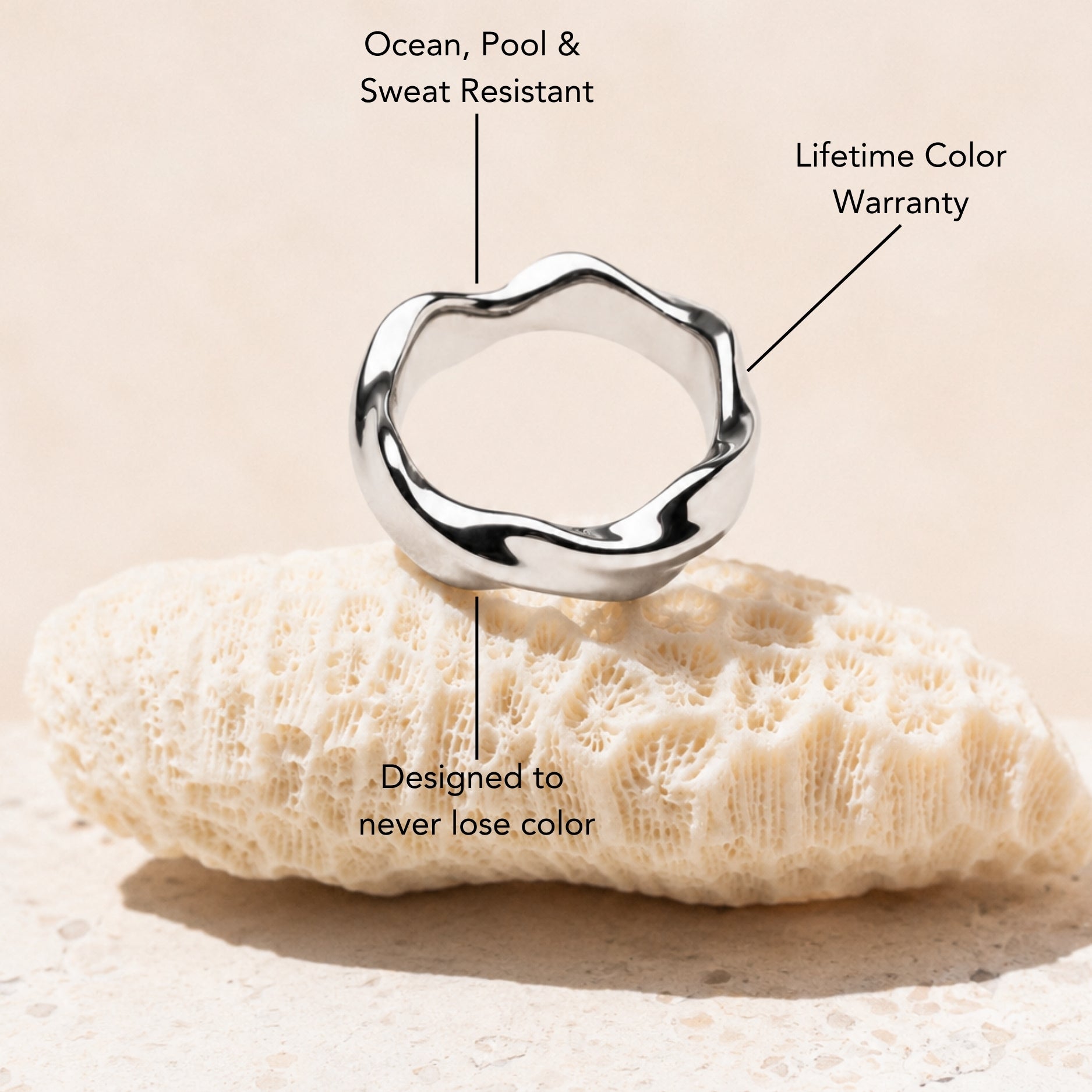 Dune Ring - silver-sand-ring