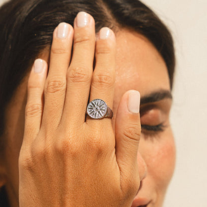 Golden Sun Ring - silver-sunny-ring