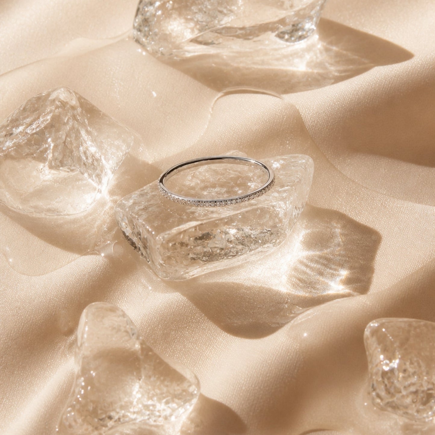 Glimmer Ring - silver waterproof