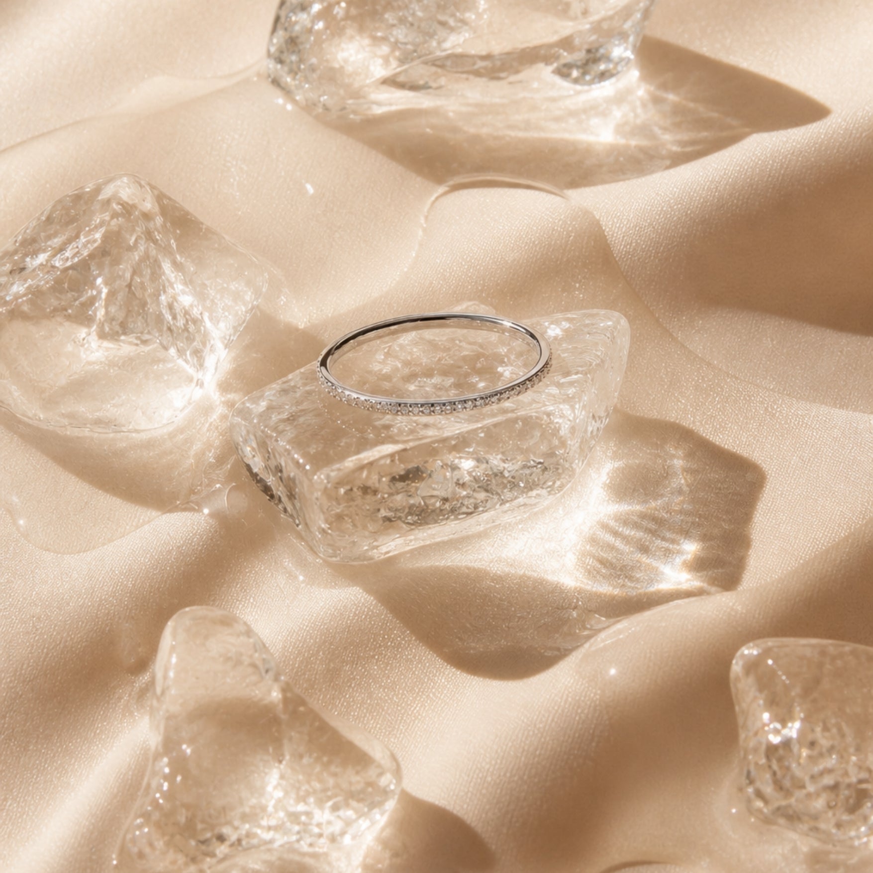Glimmer Ring - silver waterproof