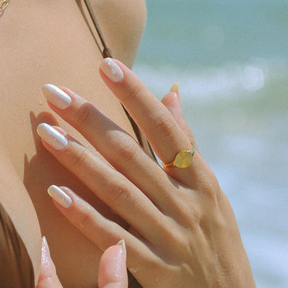 Sun Signet Ring - lifestyle