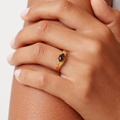 Tiger Eye Ring - tiger-eye-ring-close-up