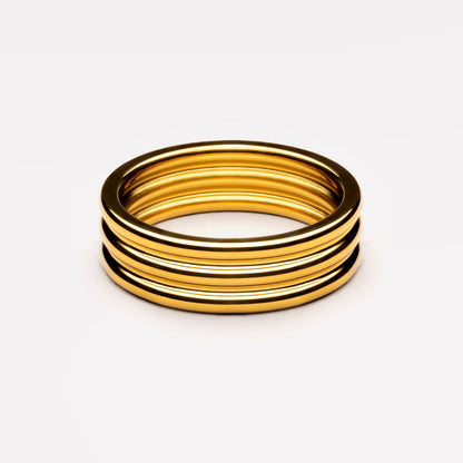 Linea Ring - triple-band-ring