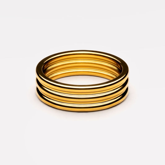 Linea Ring - triple-band-ring