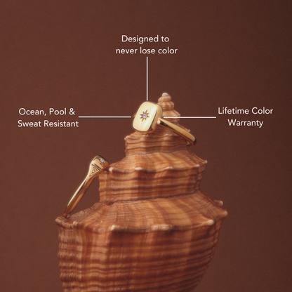 Waterproof celestial ring