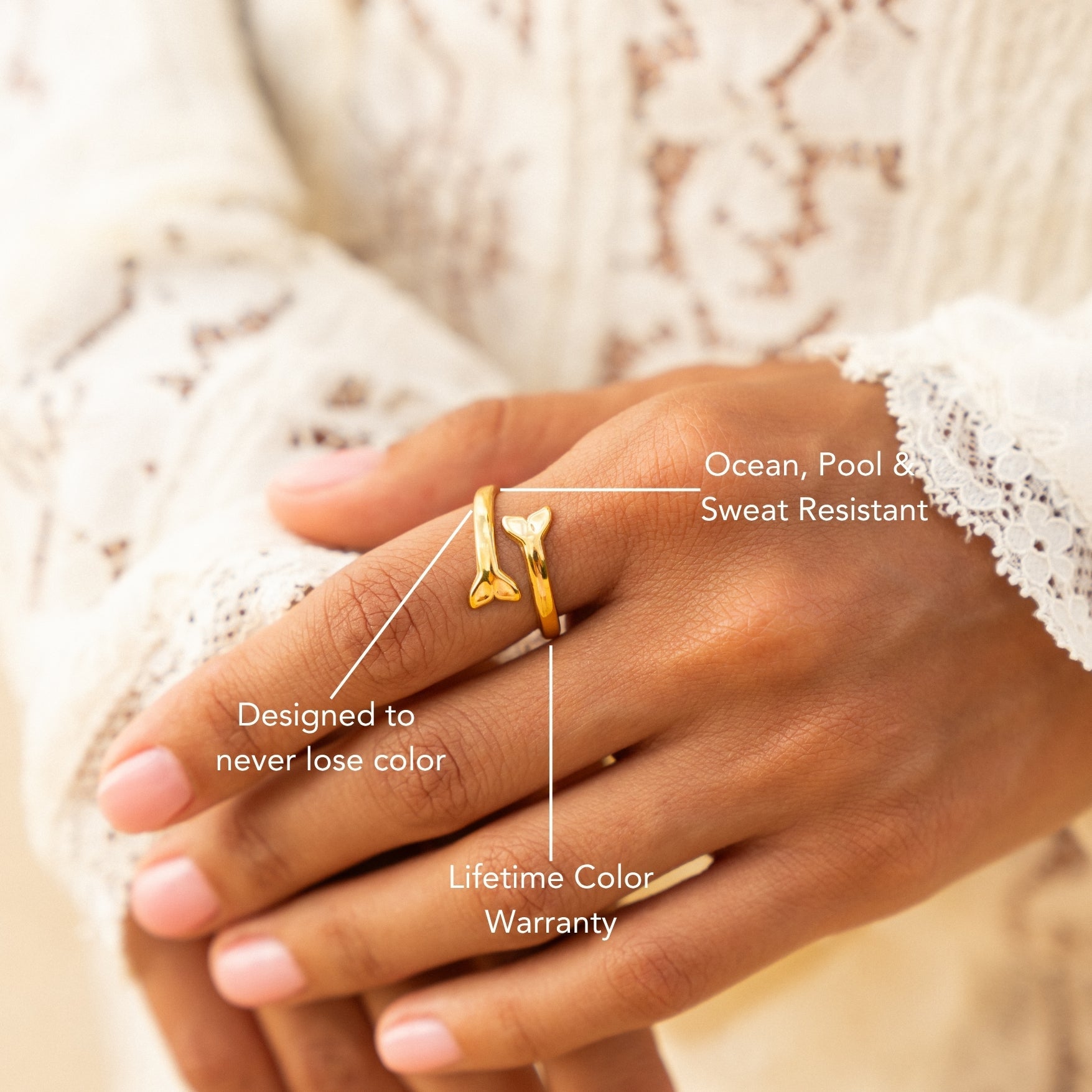 Whale Tail Ring - whale-tail-gold-ring