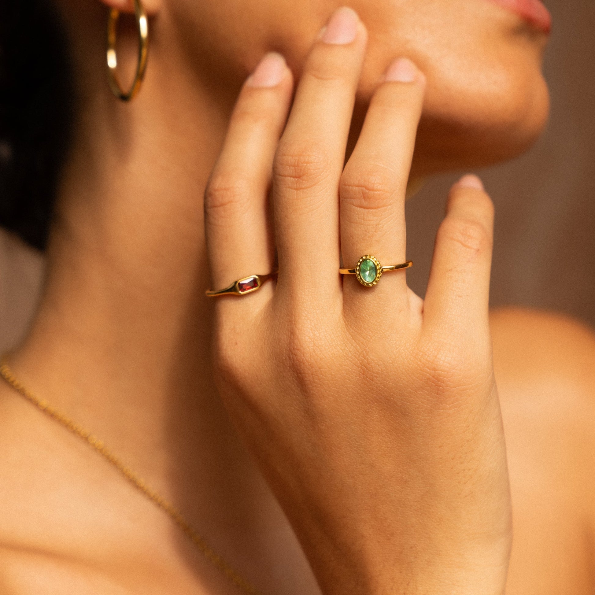 Sundrop Ring - zircon-drop-rings