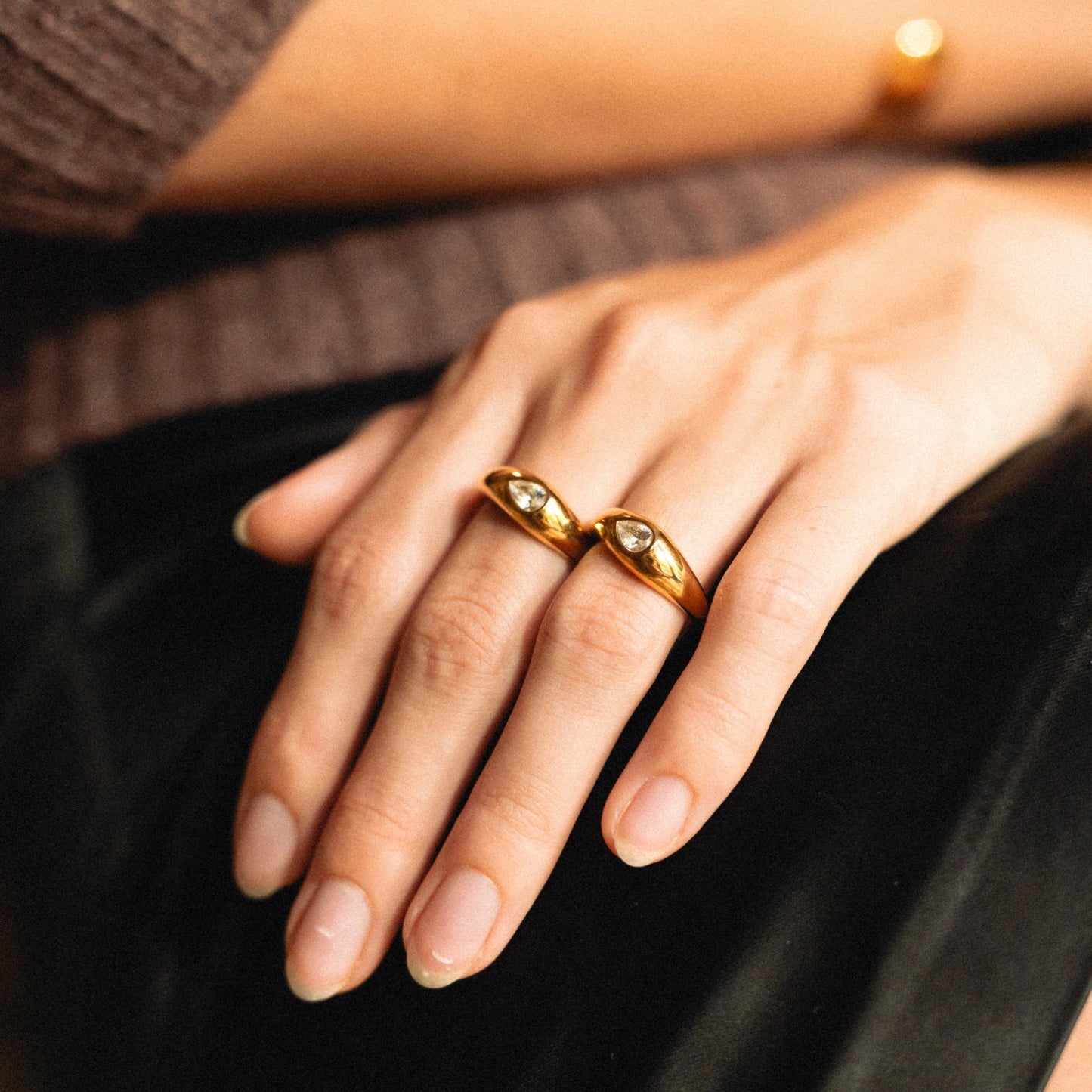 Harmony Rings Set worn